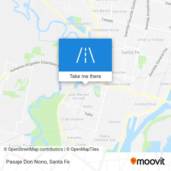Pasaje Don Nono map