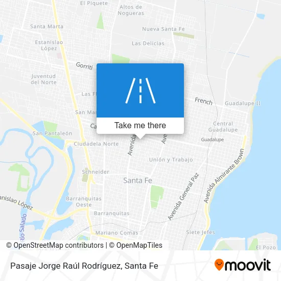 Pasaje Jorge Raúl Rodríguez map