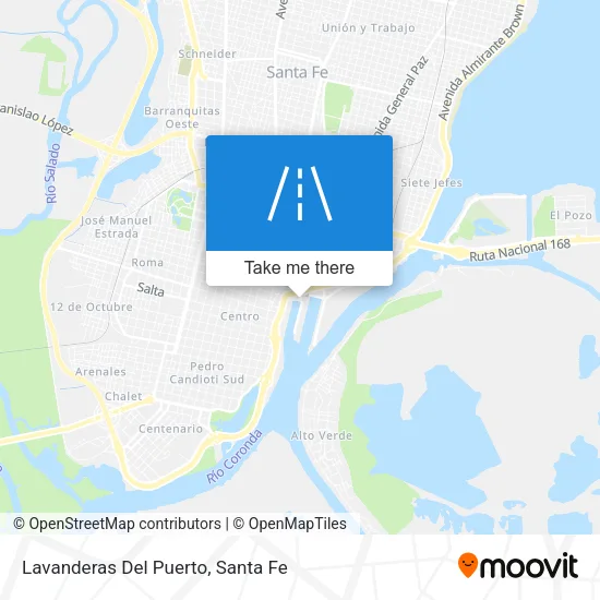 Lavanderas Del Puerto map