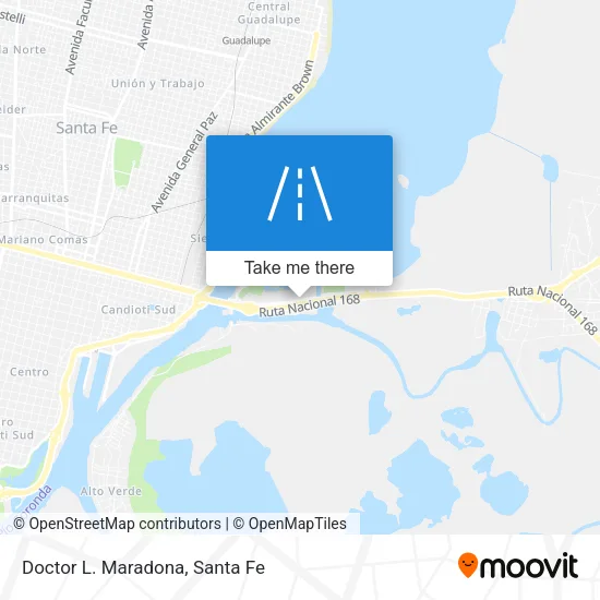 Doctor L. Maradona map