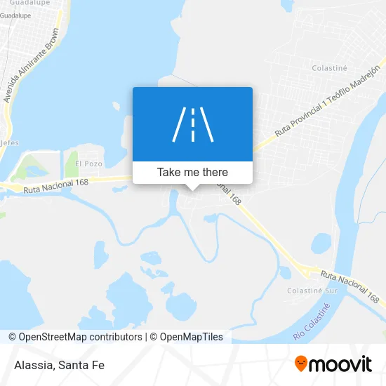 Alassia map