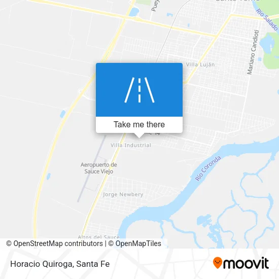 Horacio Quiroga map