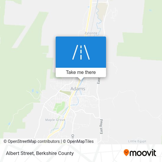 Albert Street map