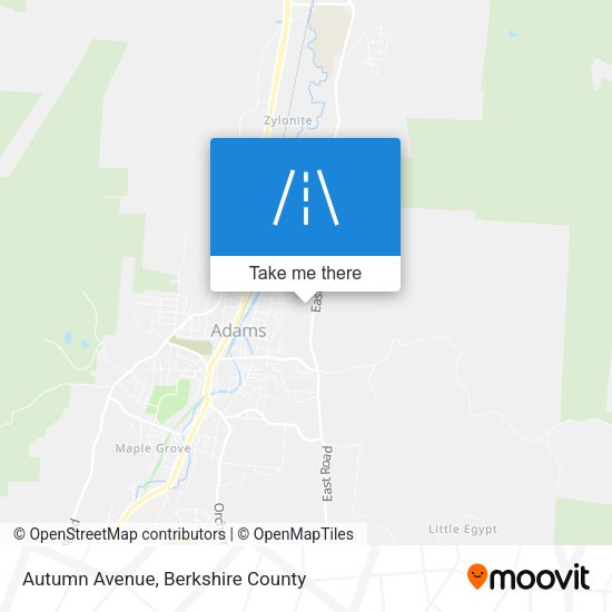 Autumn Avenue map