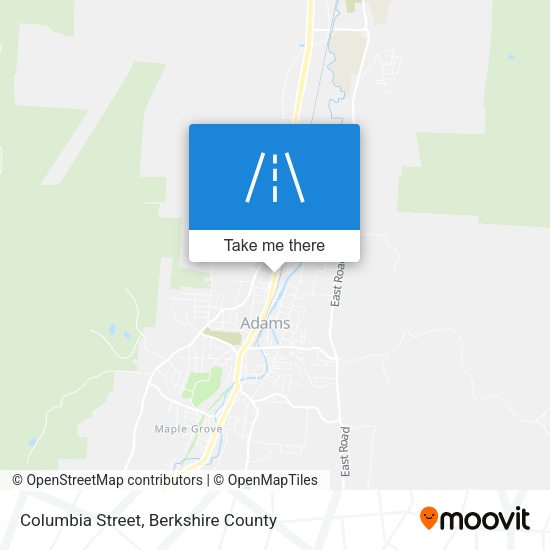 Columbia Street map