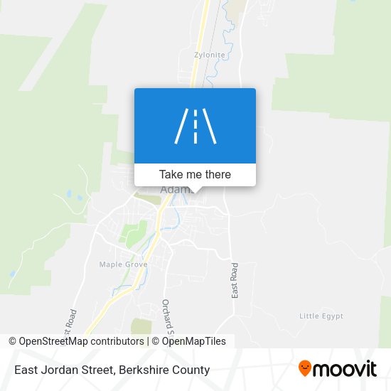 East Jordan Street map
