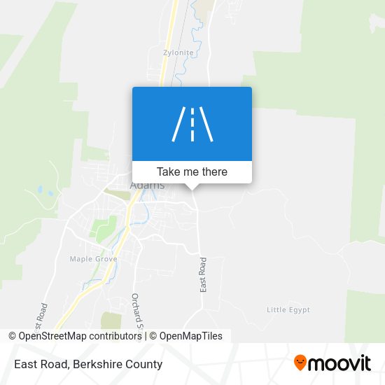 Mapa de East Road