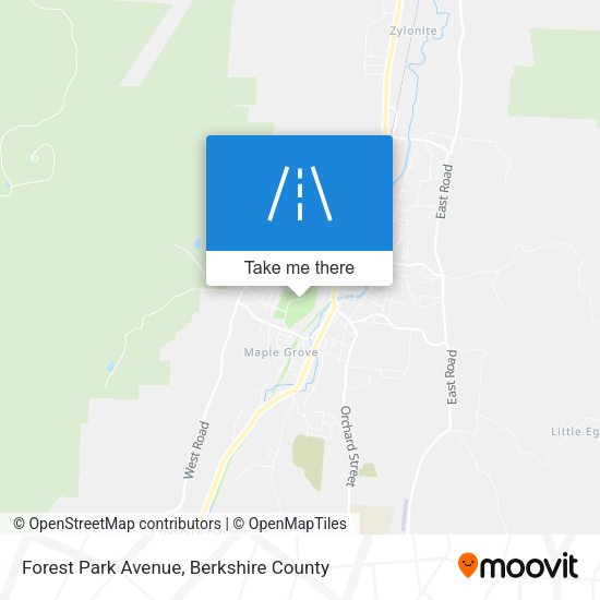 Mapa de Forest Park Avenue