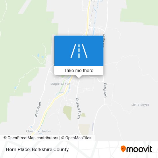 Horn Place map