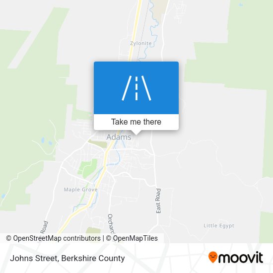 Mapa de Johns Street