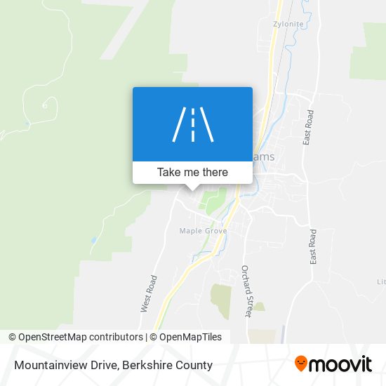 Mountainview Drive map