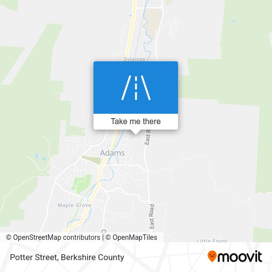 Potter Street map