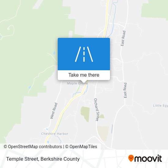 Temple Street map