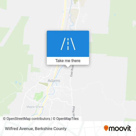 Wilfred Avenue map