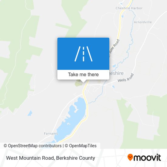 West Mountain Road map