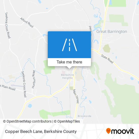Copper Beech Lane map