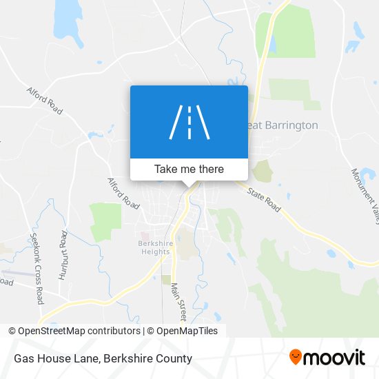 Gas House Lane map
