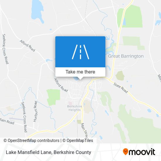 Mapa de Lake Mansfield Lane