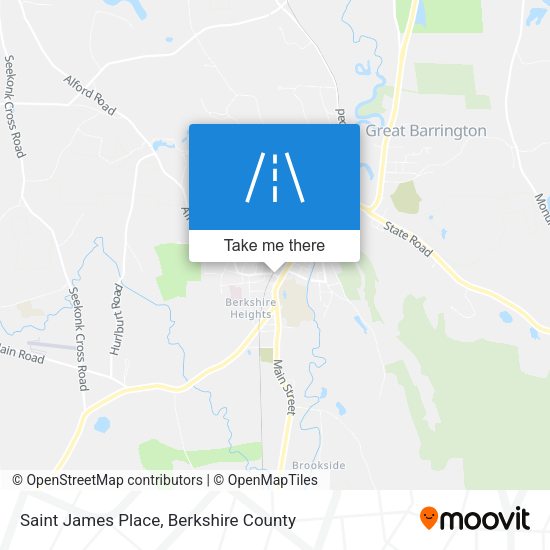 Saint James Place map