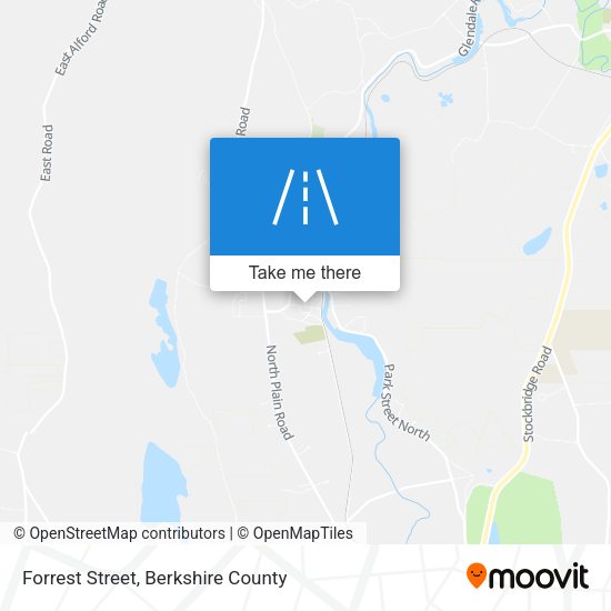 Forrest Street map