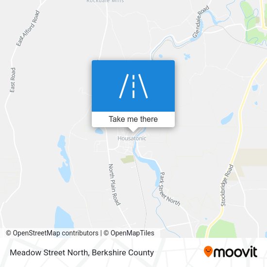 Meadow Street North map