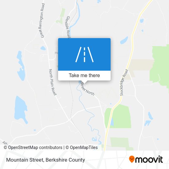 Mountain Street map