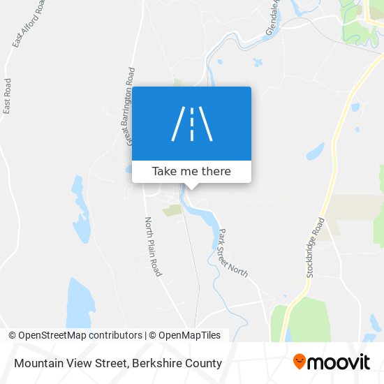 Mountain View Street map