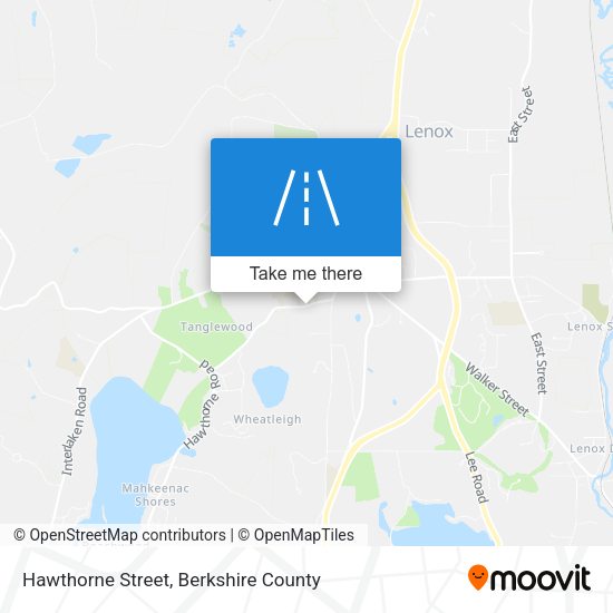 Mapa de Hawthorne Street
