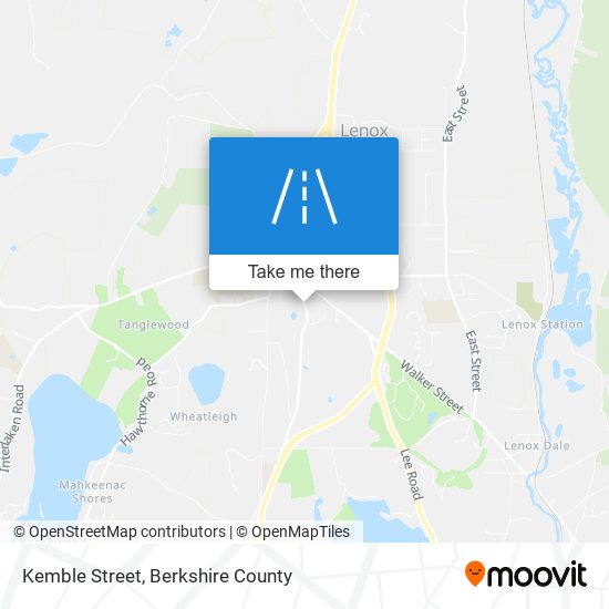 Kemble Street map