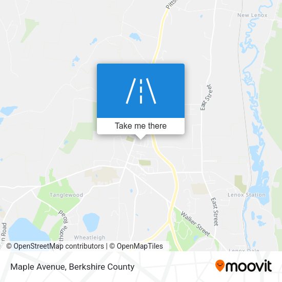 Maple Avenue map