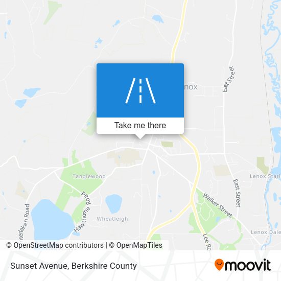 Sunset Avenue map