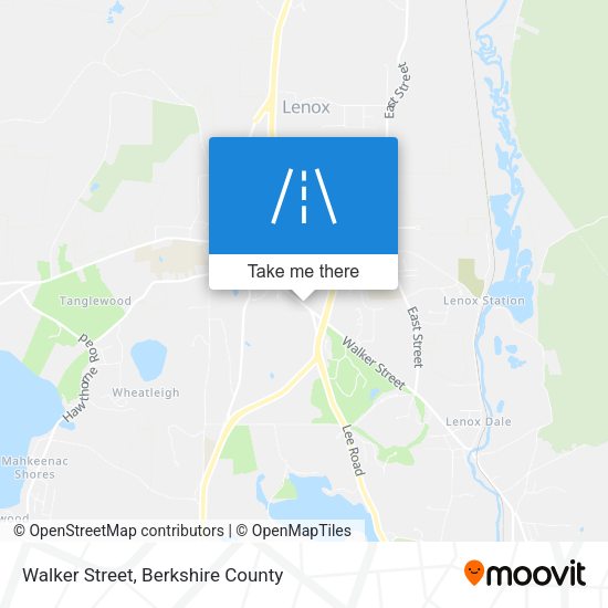Walker Street map