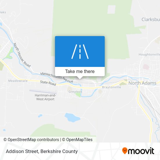 Addison Street map