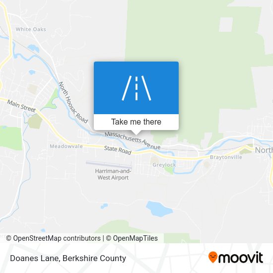 Doanes Lane map
