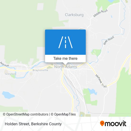 Holden Street map