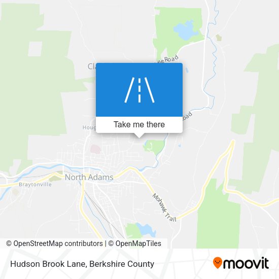 Hudson Brook Lane map