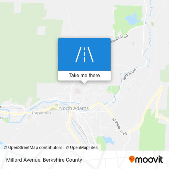 Millard Avenue map