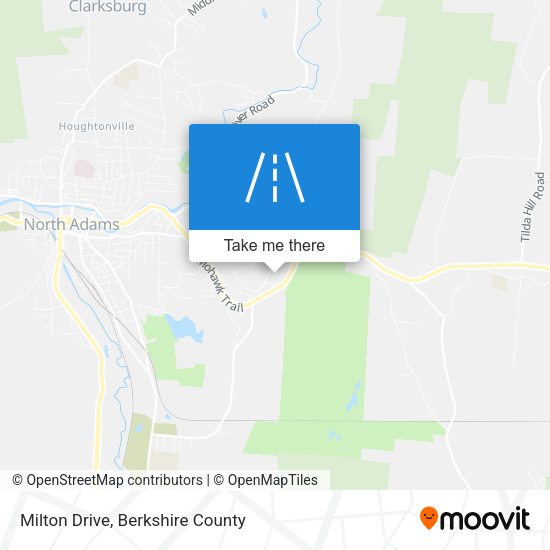 Milton Drive map
