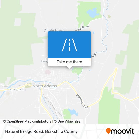 Natural Bridge Road map