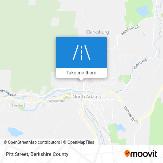 Pitt Street map