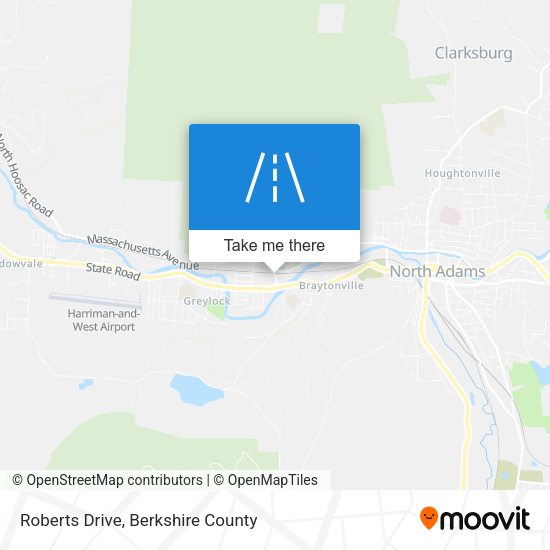 Roberts Drive map