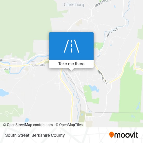 South Street map