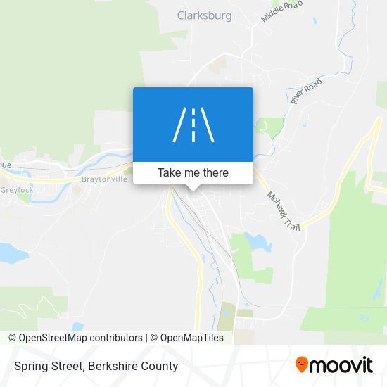 Spring Street map