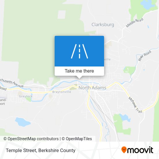Temple Street map