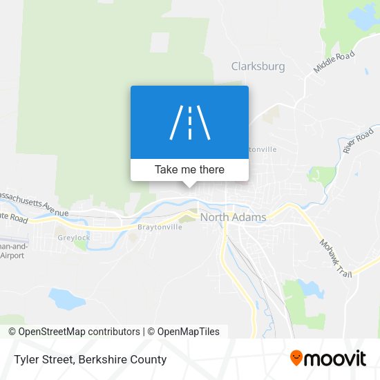Tyler Street map
