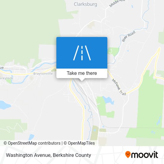 Mapa de Washington Avenue