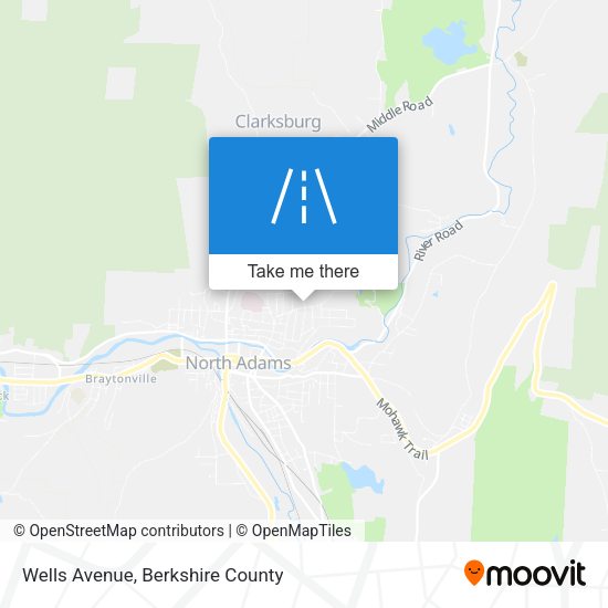 Wells Avenue map
