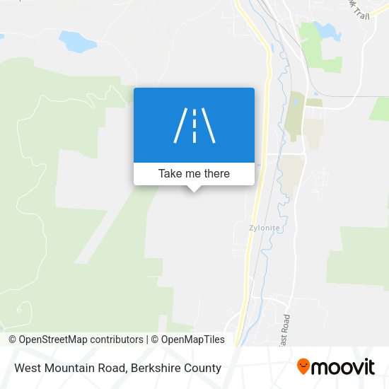 West Mountain Road map