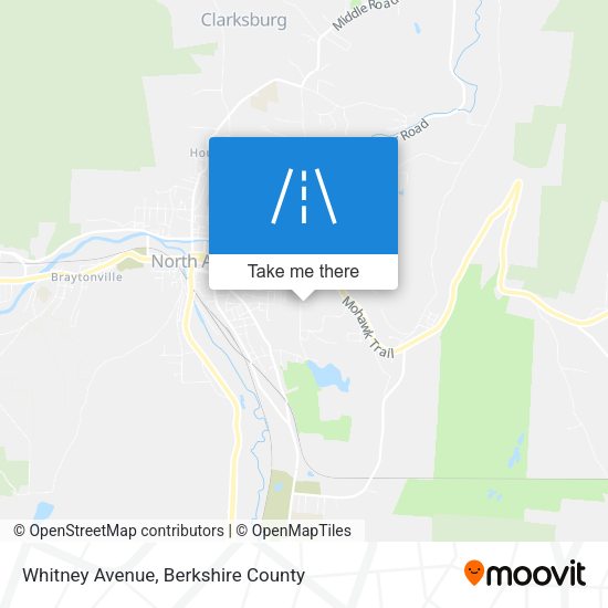 Whitney Avenue map