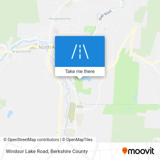 Windsor Lake Road map